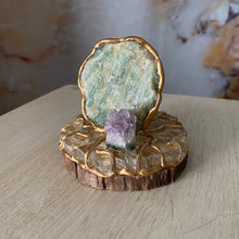 Load image into Gallery viewer, Clarity /Amazonite / Amethyst / Home Decor / Gift of Good Intention
