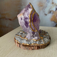 Load image into Gallery viewer, Divine Path of Peace / Amethyst / Home Decor / Gift of Good Intention
