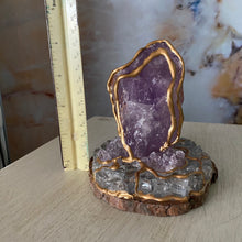 Load image into Gallery viewer, Divine Path of Peace / Amethyst / Home Decor / Gift of Good Intention
