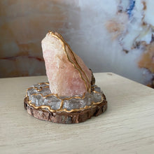 Load image into Gallery viewer, Love and Happiness / Rose Quartz / Agate / Home Decor / Gift of Good Intention
