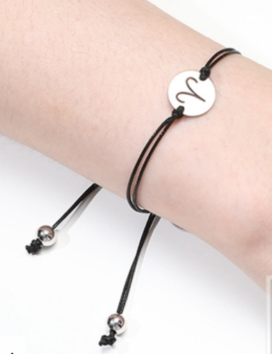 Astrology Cord Adjustable Bracelets, Zodiac Symbols, Friendship Bracelet, Celestial Birthday Gift