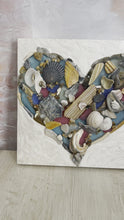 Load and play video in Gallery viewer, THE GIFT OF THE SEA / Sea Glass / Shells / Wall Decor / Wall Art
