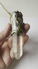 Load and play video in Gallery viewer, Clarity Healing Energizing Necklaces / Clear Quartz
