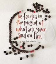 Load image into Gallery viewer, DIY FEARLESS Mala Beads/ DIY Mala Kit / Prayer Beads / Mala Beads
