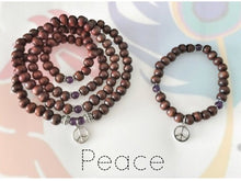 Load image into Gallery viewer, DIY PEACE Mala Beads / DIY Mala Kit / Prayer Beads / Mala Beads
