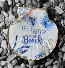 Load image into Gallery viewer, Handmade Scallop Shell Ring Dish
